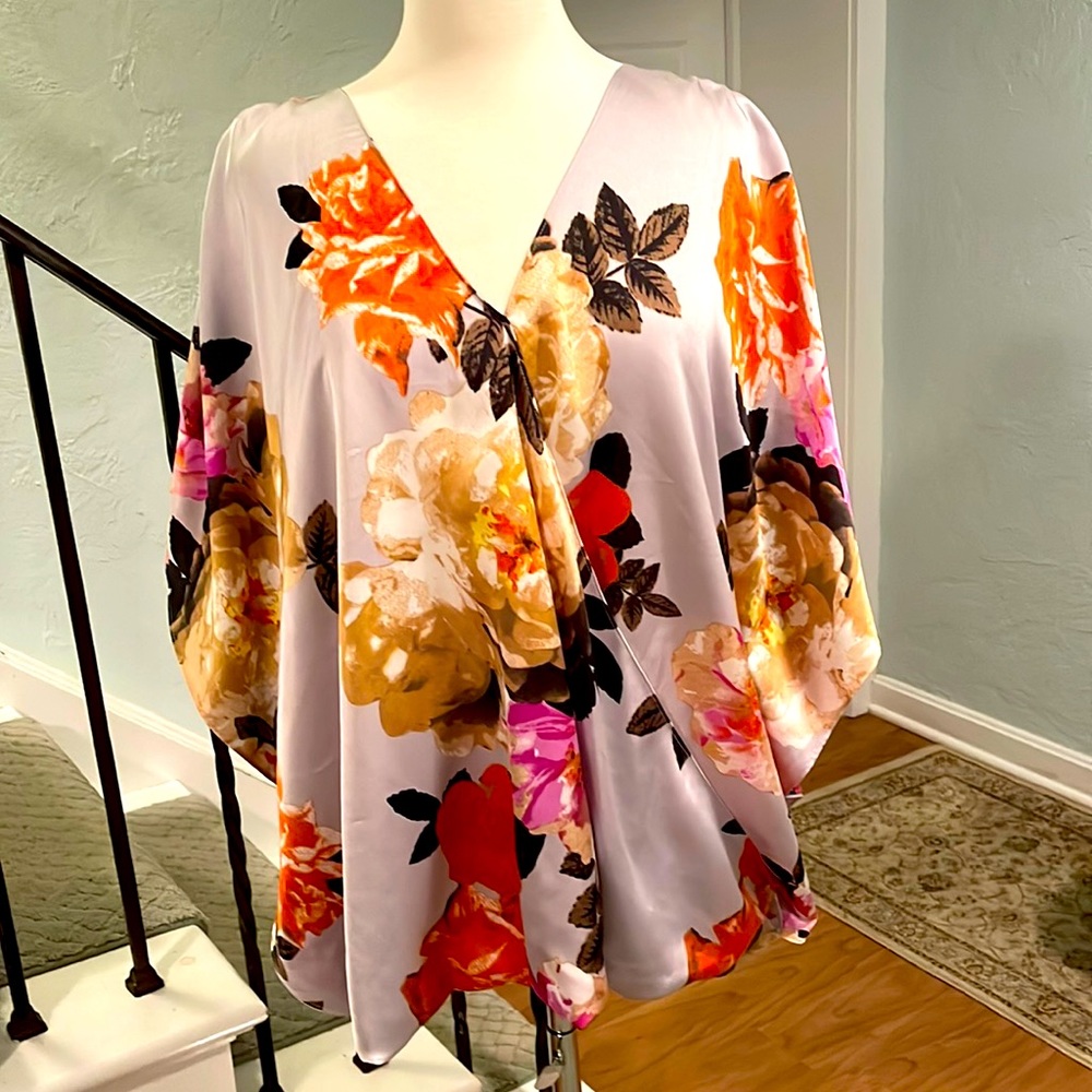 NWT flowy batwing blouse by I.N.C., size 3X